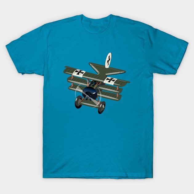 Cartoon retro fighter T-Shirt by Mechanik